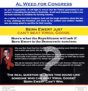 Al Weed's Mailer